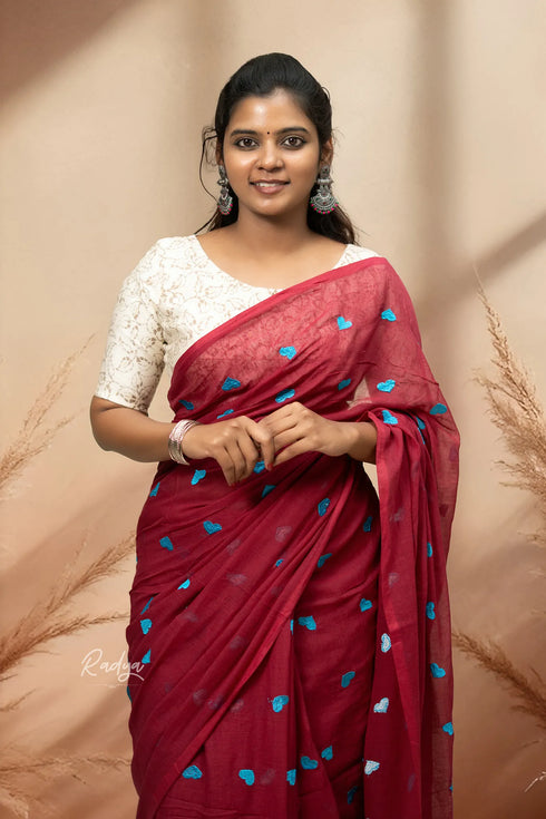 Heart that is Deep Maroon