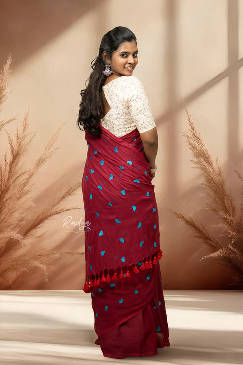 Heart that is Deep Maroon